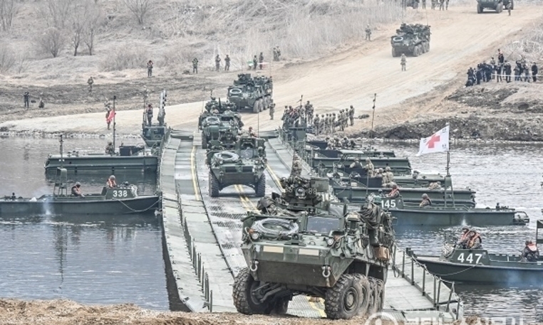 한미 장병 700여 명 참가, 포천·연천 일대서 연합 제병협동훈련 실시