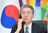 김홍균 외교부 제1차관 스테파노 사니노 유럽연합(EU) 대외관계청 사무총장과전화통화