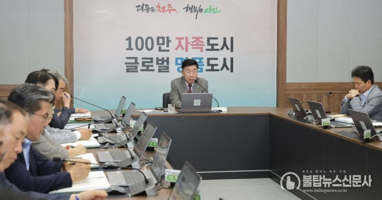 이범석 청주시장 “언제든 극한 호우 가능