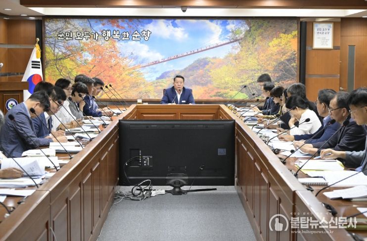 순창군, 오는 24일부터 군수 주재 간부회의