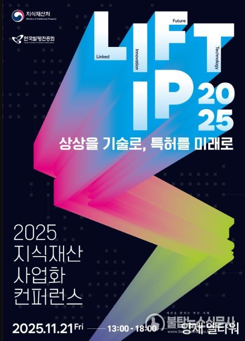 '2025 지식재산 사업화 학술회의' 포스터