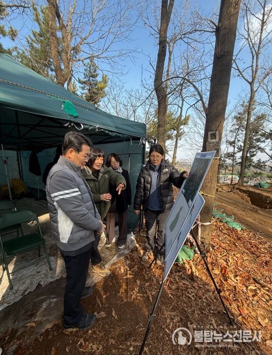 권익현 부안군수, 부안읍 고성 ‘상소산성’ 발굴 현장 점검