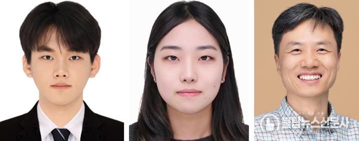 경상국립대학교(GNU) IT공과대학 전기공학과 김요한·임규리 학생과 전대영 교수