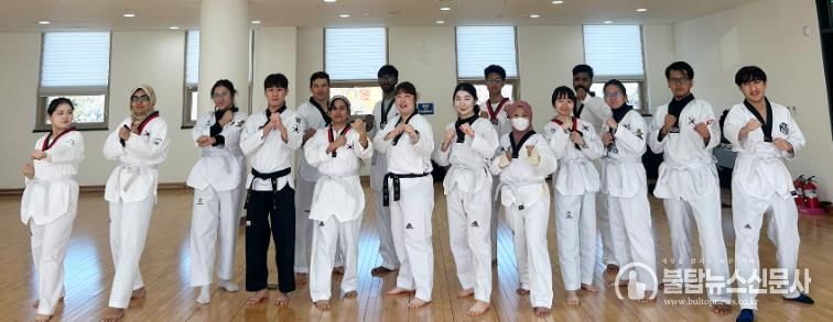 경상국립대학교(GNU) 국제처는 1월 8일에 가좌캠퍼스 스포츠콤플렉스에서 ‘K-태권도 한국전통문화 체험·프로그램을 진행했다.