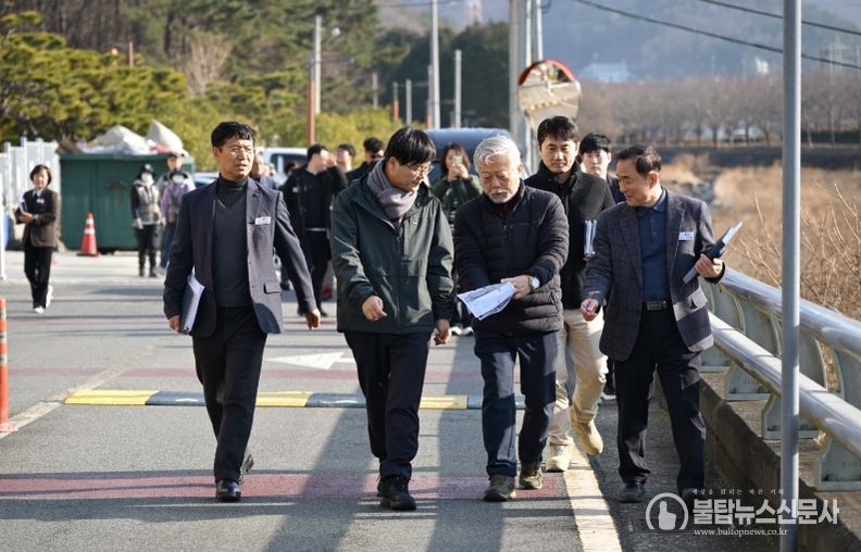 변광용 거제시장, 시민공감 간담회 민원 현장 점검