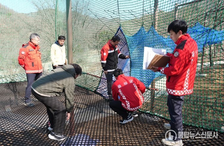 음성군, 봉학골 산림레포츠단지 조성사업 6월 준공 목표 ‘막바지 총력'